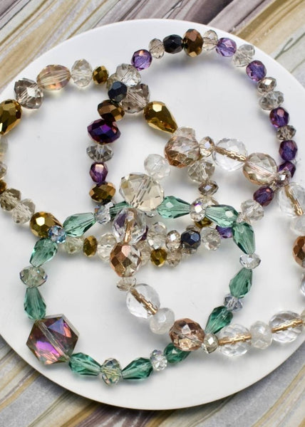 crystal stretch bracelet