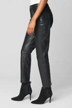 Load image into Gallery viewer, faux leather straight jean s354
