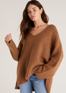 women oversized weekender sweater