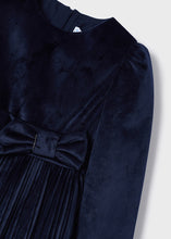 Load image into Gallery viewer, girls pleat skirt velvet dress
