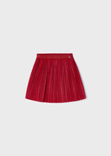 Load image into Gallery viewer, girls velour pleat skirt
