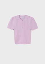 Load image into Gallery viewer, girls short sleeve knit polo
