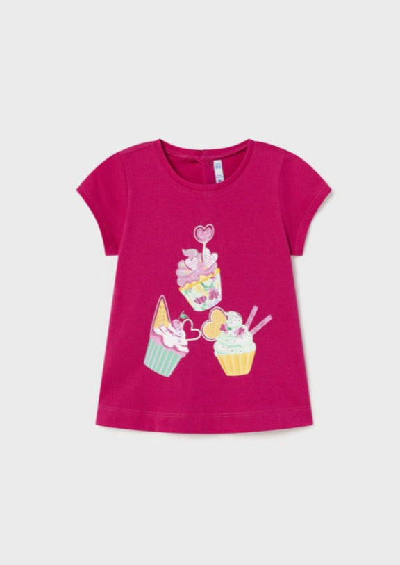 mini girl cupcakes tee