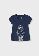 Load image into Gallery viewer, mini girl in dress short sleeve tee
