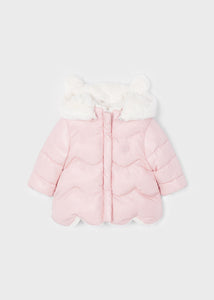 baby reversible faux fur coat