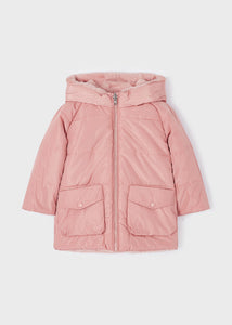 girls reversible fur zip coat
