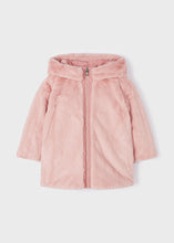Load image into Gallery viewer, girls reversible fur zip coat
