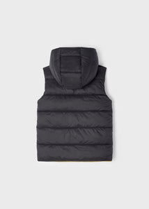 boys puffy colorblock reversible vest