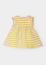 Load image into Gallery viewer, baby rib stripe daisy dress
