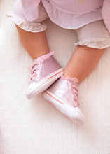 Load image into Gallery viewer, baby girl glitter sneaker

