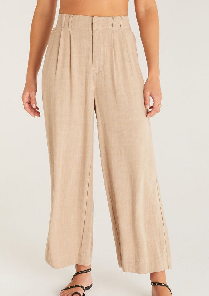 linen wide leg pant