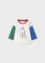 Load image into Gallery viewer, baby long sleeve alligator tee
