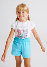 Load image into Gallery viewer, girls smock waist jersey short-solid
