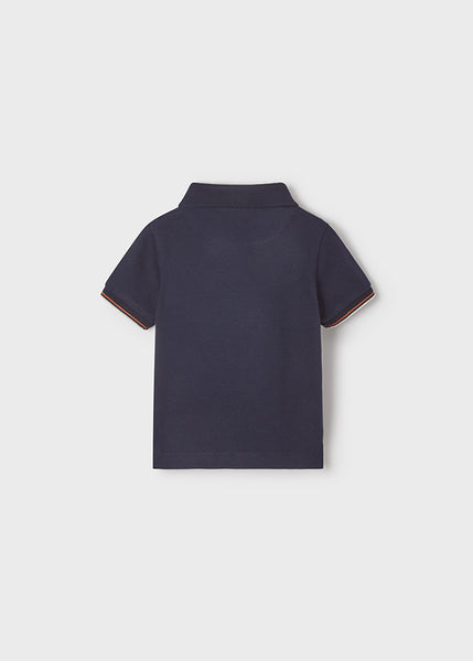 boys tipped short sleeve polo