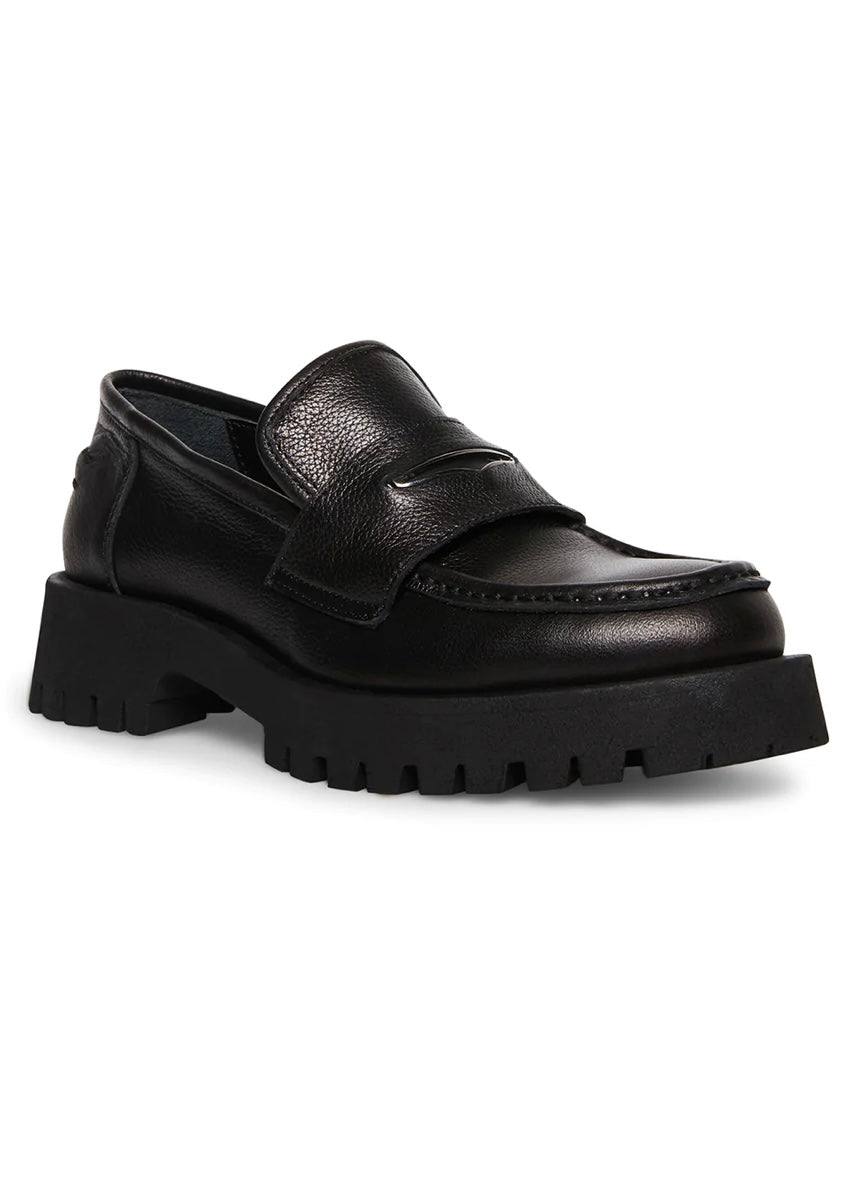 women leather loafer