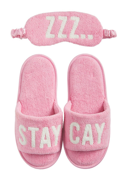 women slipper & mask set