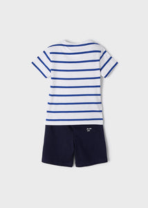 boys stripe tee & shorts