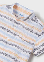 Load image into Gallery viewer, boys stripe button shirt
