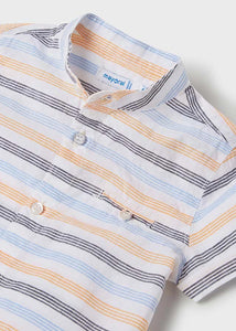 boys stripe button shirt