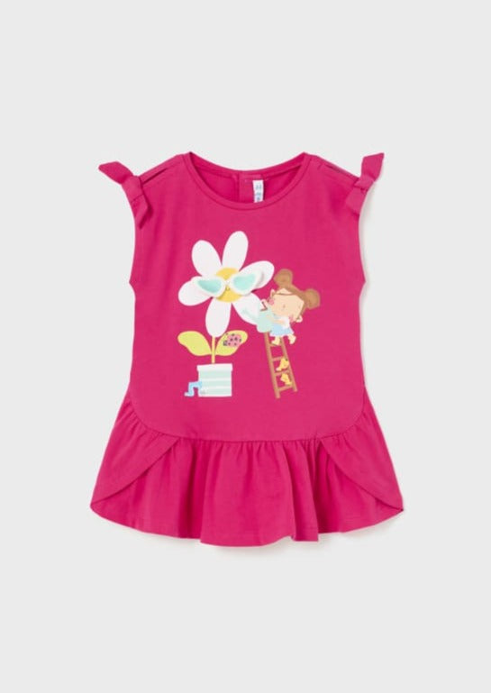 mini girl bloom jersey dress