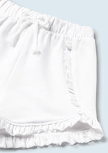 Load image into Gallery viewer, mini girl frill trim jersey shorts
