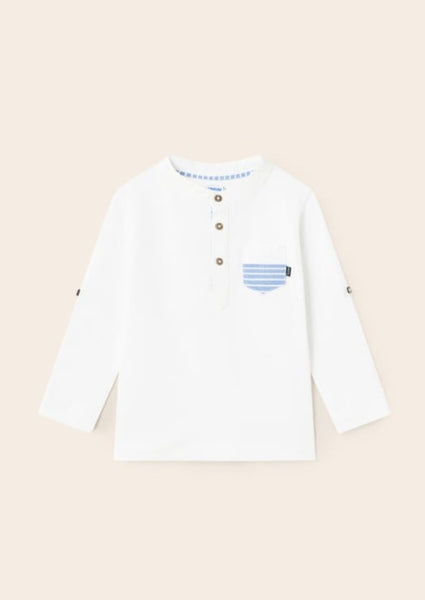 mini boy knit henley shirt