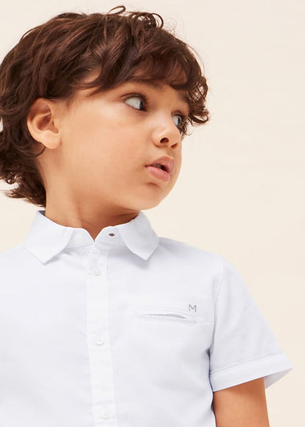 boys short sleeve pique shirt