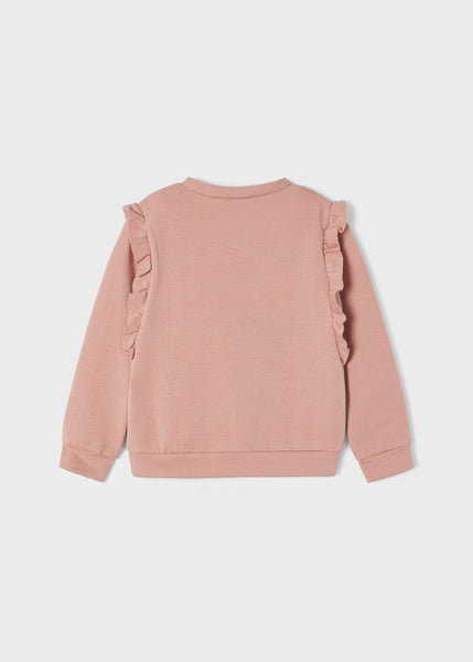 girls enjoy frill sweatshirt