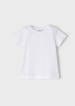 Load image into Gallery viewer, girls eyelet sleeve tee
