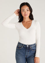 Load image into Gallery viewer, womens v neck rib cozy top
