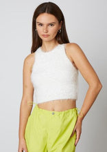 Load image into Gallery viewer, women fuzzy knit tank
