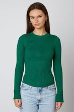 Load image into Gallery viewer, women cuffed sleeve sweater
