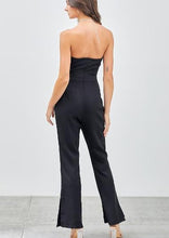 Load image into Gallery viewer, strapless wide leg jumpsuit
