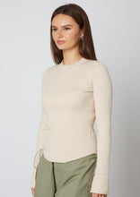 Load image into Gallery viewer, women rib long cuff sleeve top
