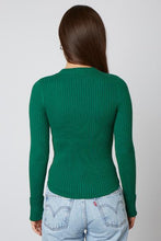 Load image into Gallery viewer, rib long cuff sleeve top
