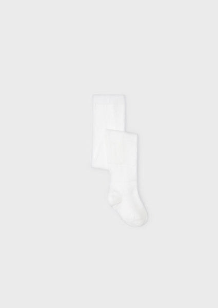 white baby tights