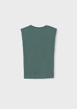 Load image into Gallery viewer, girls studded shoulder pad tank
