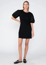 Load image into Gallery viewer, women puff sleeve knit dress
