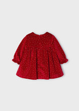 Load image into Gallery viewer, baby velour dot dress
