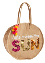 Load image into Gallery viewer, sequin jute bag
