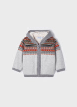Load image into Gallery viewer, boys lined faire isle zip cardigan
