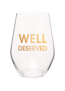 wine glass-well deserved