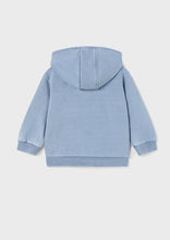 Load image into Gallery viewer, mini boy zip knit denim hoodie
